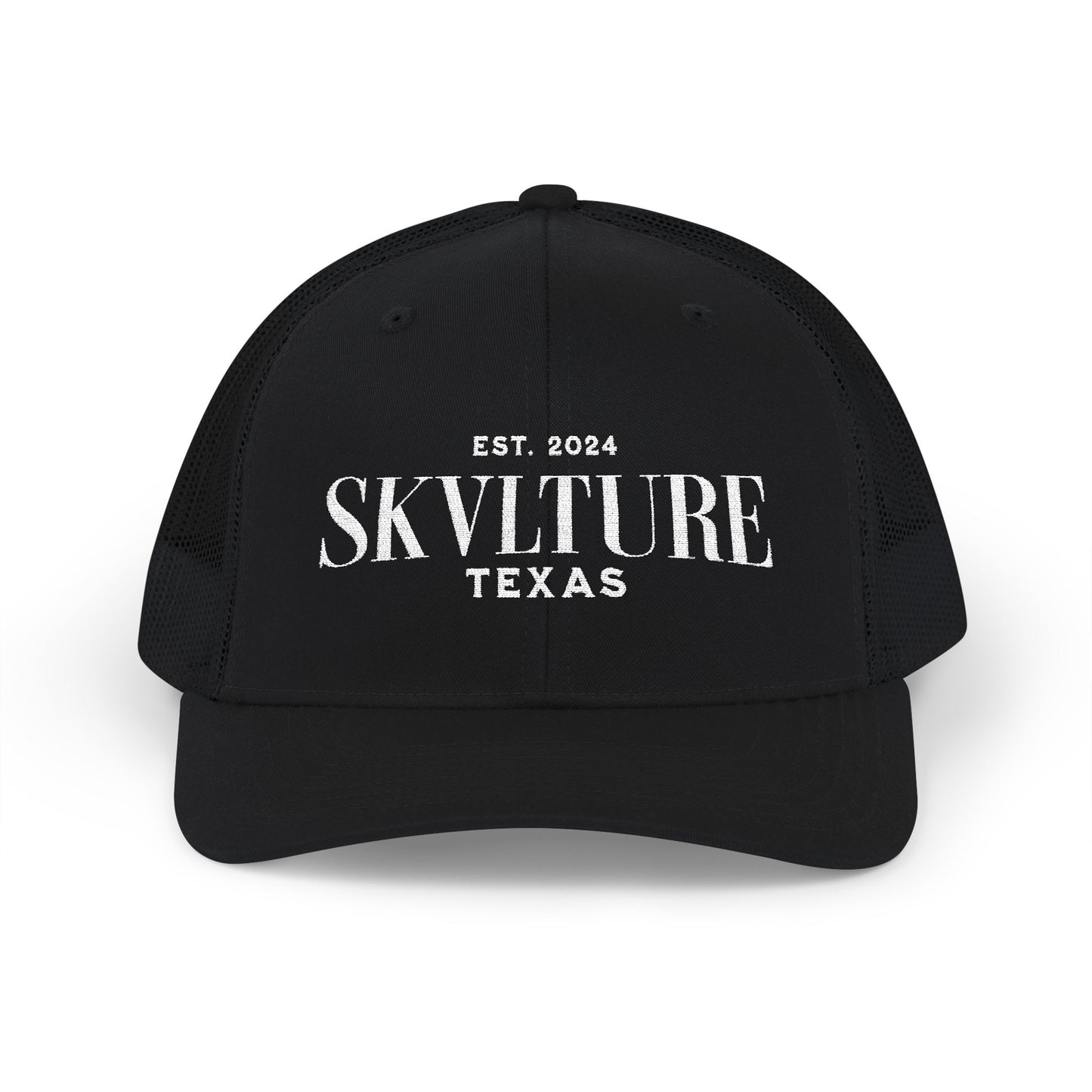SKVLTURE Embroidered Snapback Trucker Cap