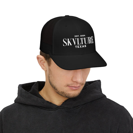 SKVLTURE Embroidered Snapback Trucker Cap